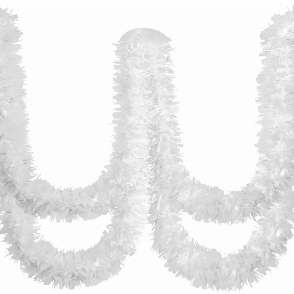 VANIDO 50 Feet Christmas Tinsel Garland Metallic Twist Garland Shiny Hanging Garland Ornaments for Christmas Tree Party Supplies，garlands for decoration