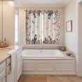 thumbnail image 3 of Curtains 63 Inch Length 2 Panels, Spring Floral Birds Grommets Window Treatment Curtain, Butterflies Daisy Farmhouse Flowers Thermal Curtains Drapes for Living Room/Bathroom, 3 of 9