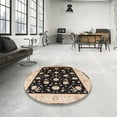 thumbnail image 4 of Ahgly Company Machine Washable Indoor Rectangle Industrial Modern Midnight Gray Area Rugs, 5' x 7', 4 of 7