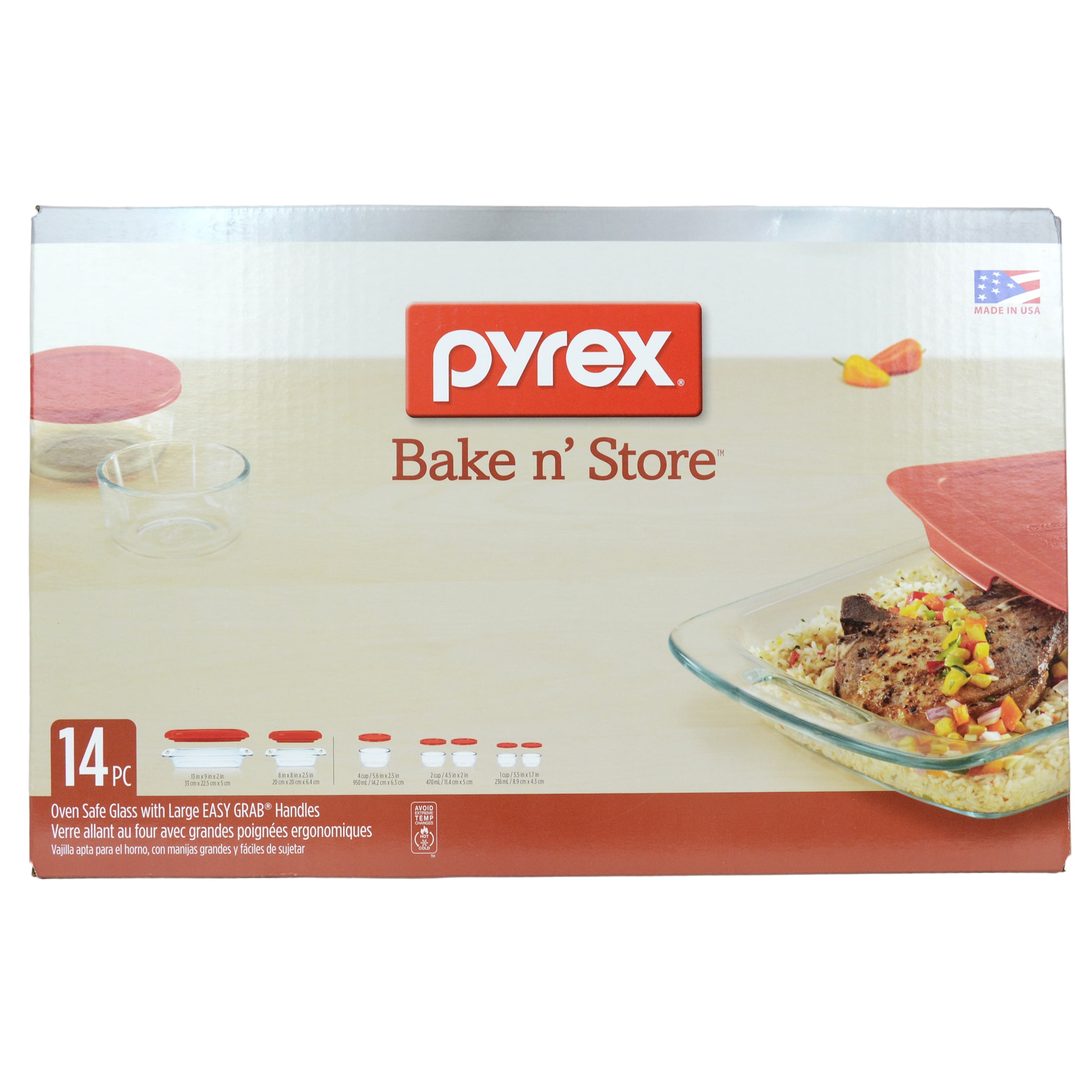 GENUINE Pyrex Bake n' Store 18 Pc NEW! Break Resistant Storage Set 1122869 