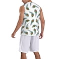 thumbnail image 2 of Honeii Colorful Grass print basktball shirt for men and women, Unisex basketball jersey for Theme party-Medium, 2 of 6