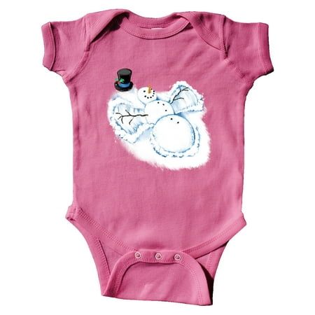 

Inktastic Snowman Angels Gift Baby Boy or Baby Girl Bodysuit