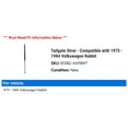 thumbnail image 2 of Tailgate Strut - Compatible with 1975 - 1984 Volkswagen Rabbit 1976 1977 1978 1979 1980 1981 1982 1983, 2 of 2