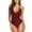 Solid Color, variant on Lenago Woman Swimsuits Fashion V Neck Sexy One Piece Swimsuit Tassel Jumpsuit Swimsuit Solid Color Bikini Swimsuit
