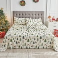 thumbnail image 1 of PC Deep Pocket Queen Sheet Set Fit Breathable Microfiber Soft Queen Size Sheet Set Hotel Style Bed Sheet Set for Women Men Flower, 1 of 8