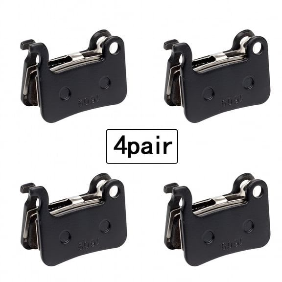 MELIVO 4 Pair Resin Disc MTB Bicycle Bike Brake Pads