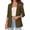Army Green, variant on Women's Spring Blazers Business Casual Outfits Open Front Ruched 3/4 Sleeve Lightweight Work Suits Jackets