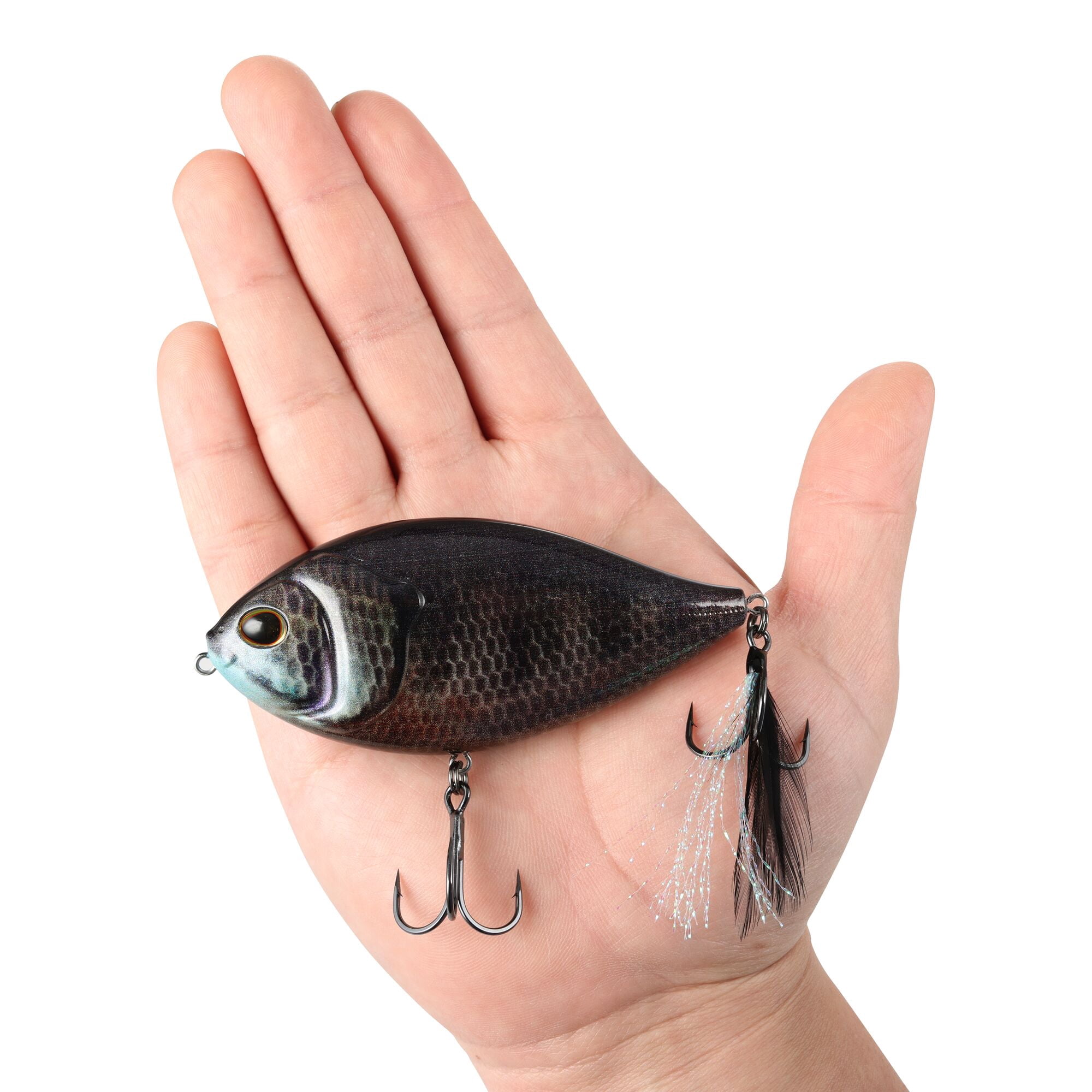 Berkley SlapGill Fishing Lure, 3.8 in, Midnight Hammer (1-count)