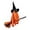 01Orange, variant on Halloween Hanging Ornament Witch Ghost Riding Broomstick, Multi-color Tulle Ghost Decor, Indoor Outdoor Halloween Home Garden Haunted House Scene Decoration