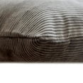 thumbnail image 5 of Dark Gray Decorative Throw Pillow Covers 24"x24" | Modern Velvet Cushion Cover Striped | Ribbed Corduroy Velvet Pillowcases for Couch, Sofa Bedroom & Living Room, Modern Home Décor - Dark Gray Cords, 5 of 12