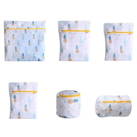 

Laundry Bags|Wash Bag for Washing Machine|Pineapple Prints Washing Net Bag For Underwear Sock Washing Machine Pouch Clothes Bra Bags