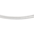 thumbnail image 1 of 14K White Gold 8mm Domed Omega Necklace 16 Inch, 1 of 2