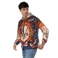 thumbnail image 4 of Lsque Chucky for Mens Full-zip Hoodie, Zip-up Pullover Hooded Sweatshirt, Kangaroo Pocket Hoodie Ideal for Daily Wear, Travel, and Home-3X-Large, 4 of 8