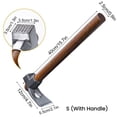 thumbnail image 2 of HLONK Small Hoe Ice Adze Hammer Adze Planer Adze Tool Digging Pickaxe Fishing Weed Digging Shoots Farming Tools Outdoor Hoe | Tools Sale Your Home Essentials, 2 of 2