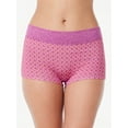 thumbnail image 4 of Joyspun Women's Modal and Lace Boyshort Panties, 3-Pack, Sizes to 3XL, 4 of 4