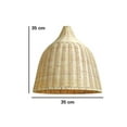 thumbnail image 2 of Abat-Jour en Osier Tressé Rétro Suspension Rustique pour Suspension, Lampes de Sol, 2 of 8
