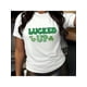 thumbnail image 1 of Women's T Shirts Summer Tops Simple Heart Graphic Shirts Sayings Short Sleeve Vacation Casual Blouse Thankful teeSt. Patrick's Day Print T-Shirt For Men And Women Round Neck Cotton Short-Sleeved Spo, 1 of 6