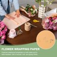thumbnail image 4 of Uxcell Flower Wrapping Paper, Iridescent Double Sided Plastic Bouquet Packaging Waterproof Florist Supplies DIY Crafts Champagne, 4 of 7