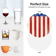 thumbnail image 6 of Kdxio America Flags2 Funny Coasters,4 Pcs Leather Coasters,Housewarming Gifts,Protect Furniture from Water Marks Scratch and Damage, 6 of 6