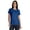 Blue, variant on Basic High Low Tshirt For Women Short Sleeve Casual Summer Jersey Tee