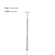 thumbnail image 5 of Bewildely Poste de lámpara Paisaje Mini-Tamaño LED Metal Poste de luz Escalera Farolas Accesorios arquitectónicos Plata (Luz cálida) Type3 NO3, 5 of 6