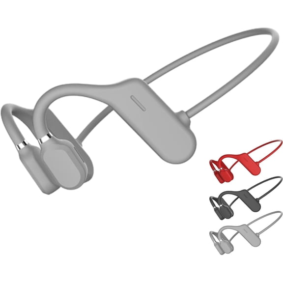 Soundrevv Auriculares de Conducción Ósea, Auriculares Inductivos de Conducción Ósea, Auriculares Inalámbricos con Clip para la Oreja de Conducción Esqueleto, Auriculares de Conducción Ósea Bluetooth,