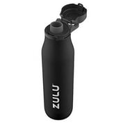 ZULU Ace 24 fl oz. Black Stainless Soft Chug Bottle