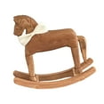 thumbnail image 3 of hengtong Rocking Horse Ornament Decoration Shelf NightStand Vintage Design Collection brown, 3 of 9