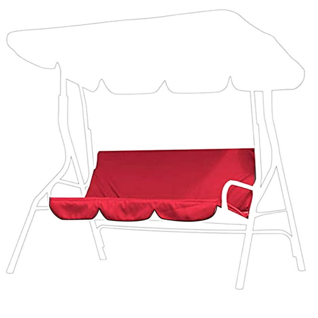 LCXmlly Swing Canopy Rain Cover Waterproof Ruffle Design UV Resistant Simple Installation Universal Protective Oxford Thickened Swing Canopy