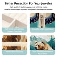 thumbnail image 3 of Bear Travel Portable Square Jewelry Box Organizing Rings Earrings Necklaces Bracelets for Girls Women, 3 of 6