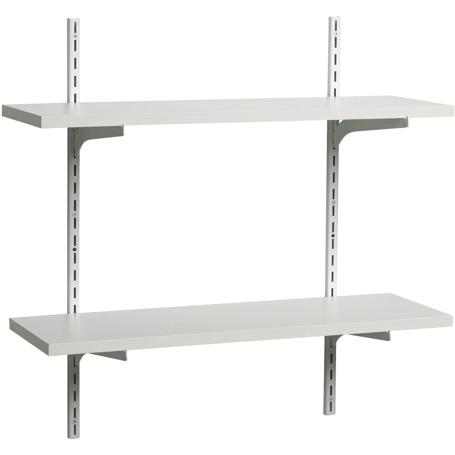 Generic Shelf Made  White  Finish 8 in x 24 in Adjustable  