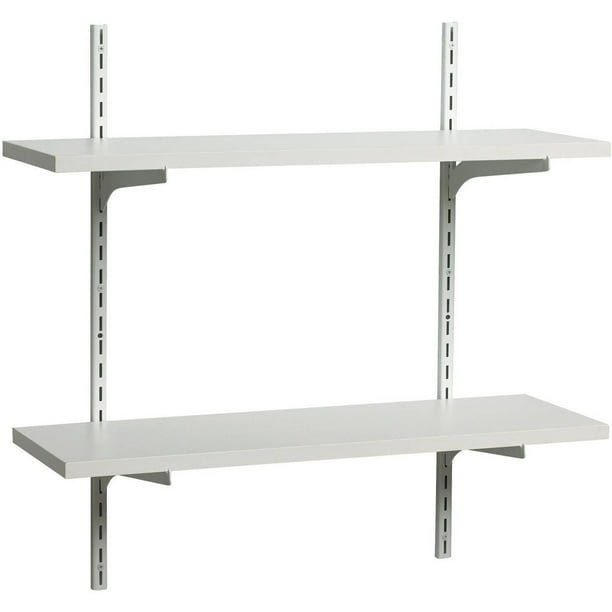 Generic ShelfMade® White Finish 8 in. x 24 in. Adjustable Shelf Kit 8