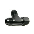 thumbnail image 2 of BLACK Flare T Fitting Adapter 3-Way AN8 8-AN Female to 2X AN8 8-AN Male BLACK Flare T Fitting Adapter 3-Way AN8 8-AN Female to 2X AN8 8-AN Male, 2 of 7