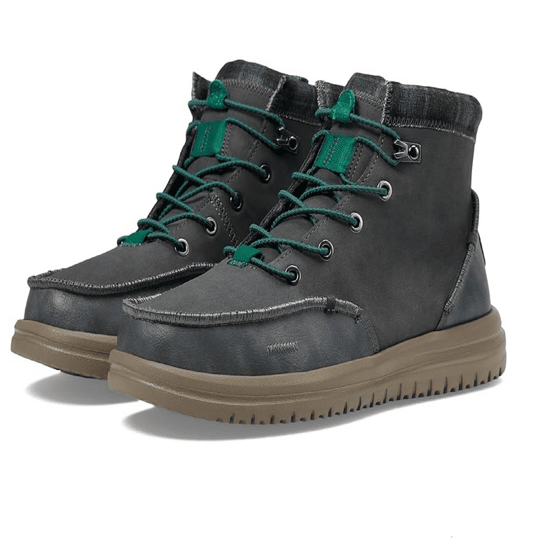 HEYDUDE 42067-025 Bradley Classic Casual Boots for Men - Charcoal