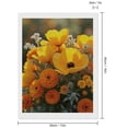 thumbnail image 2 of Diamond Art Kits for Adults, Yellow Orange Blossoms Sunlight Beauty 5D Diamond Painting Kits for Adults Beginners, DIY Full Drill Diamond Painting, Gem Art and Crafts 12x16, 2 of 7