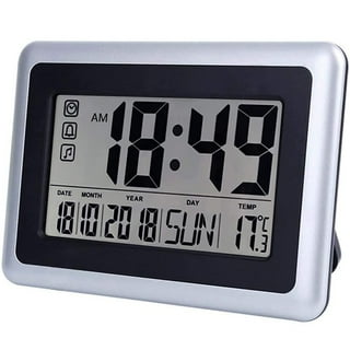 La Crosse Technology 513-1211 Atomic Digital Clock with Large 4 inch ...