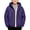 .Purple, variant on Boys Waterproof Ski Jacket Thick Fleece Lined Winter Snow Coat with Pockets Solid Color Warm Outdoor Sporty Outerwear