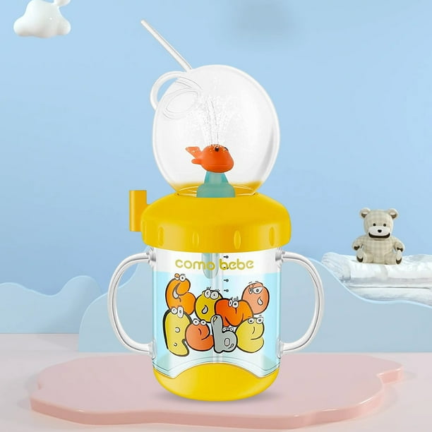 220ml bebé bebiendo taza a prueba de fugas pajita biberón niño niña para al aire libre Hugtrwg Para estrenar