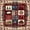 Brown Red, variant on Manfei Vintage Moose Twin Comforter Sets, Simple US Flag Print Bedding Set, Black Gray, Black Reversible, 2pcs, 1 Comforter and 1 Pillowcase