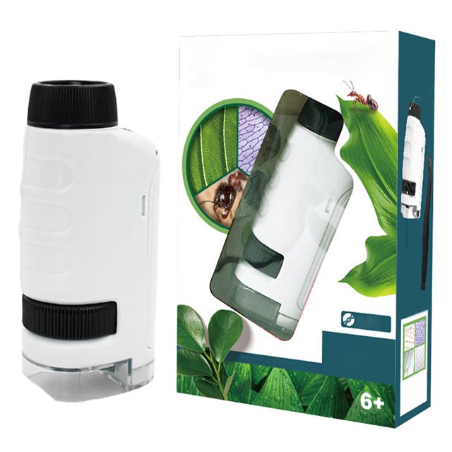 Liyamei Portable For Kids Students Handheld Mini Scientific Exploration With LED Light For Outdoor Indoor Learning