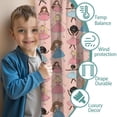 thumbnail image 3 of Blackout Kids Curtains,Colorful Princess Dance Pattern Childrens Insulated Curtains Set Of 2,Bedroom Essentials,Toddler Room Decor 52"x63", 3 of 5