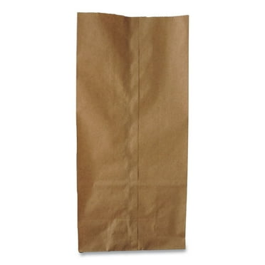 General #6 Paper Grocery Bag 35lb Kraft Standard 6 x 3 5/8 x 11 1/16 500 bags GK6500