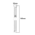 thumbnail image 1 of （silvery）stainless steel Watch Bands, Straps Plated Steel Buckle Smart Watch Straps Wrist Straps for Men Women, 1 of 5
