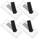 thumbnail image 3 of 4pcs Magnetic Transparent Name Badge Holder Id Card Holder Clear Acrylic Name Badge Holders Clear Adhesive Id Holder For Work, 3 of 3