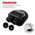 thumbnail image 3 of 2 Holes Anti-Uv Solar Double practical Twin Two Holes Cable Entry Gland Box Curved Cable Connector Holder For RV Campervan Boat, 3 of 9