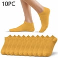 thumbnail image 2 of Miluxas 10 Pairs of Women's Ankle Socks, Thin Breathable Socks, Solid Color Casual Socks, Business Socks, 2 of 8
