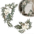 thumbnail image 1 of Faux Flowers Wedding Arch Flower Pack of 2 for Wedding Welcome Signs, 1 of 5