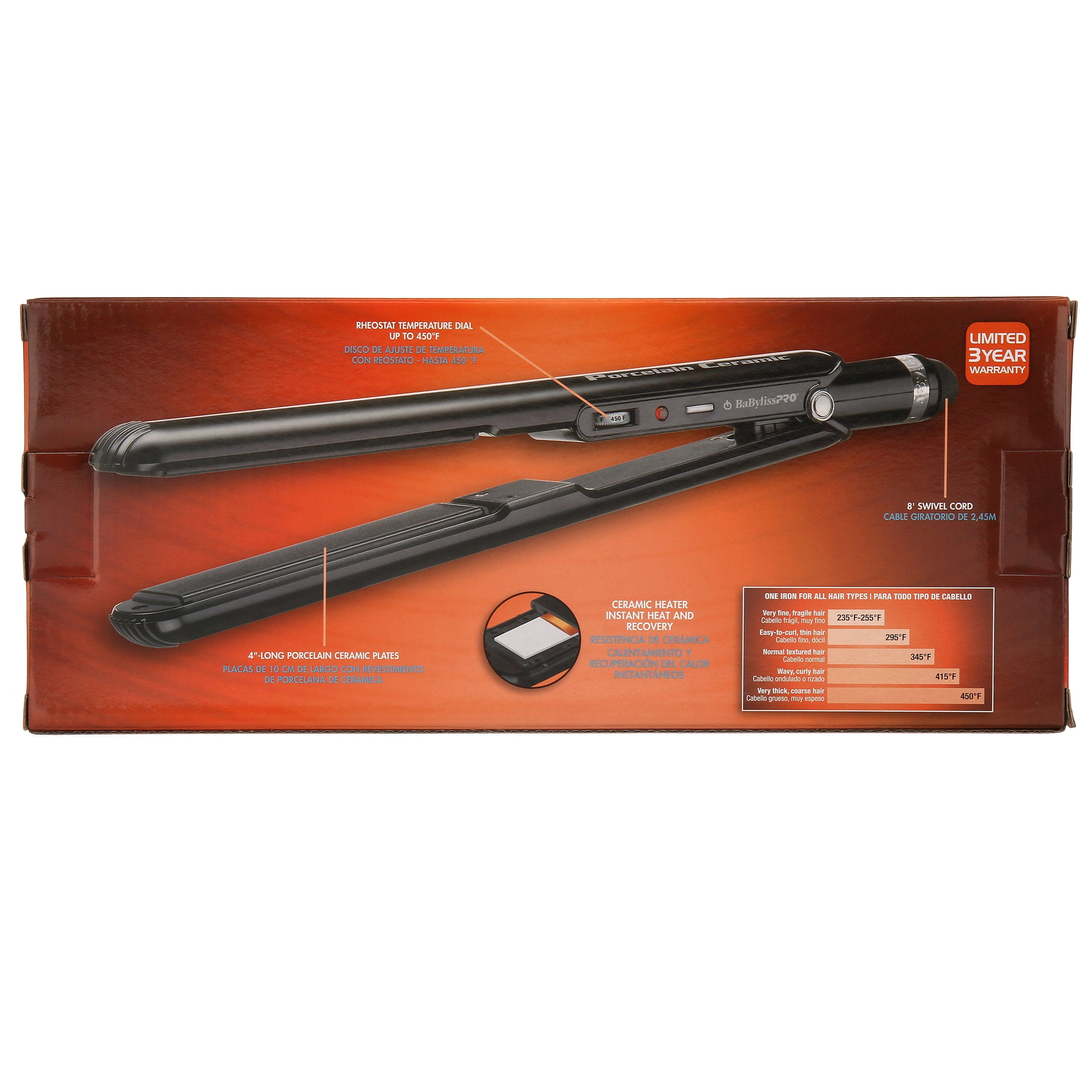 babyliss pro porcelain ceramic 1.5 flat iron