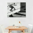 thumbnail image 2 of COMIO  Skateboarding Wall Decor - Skater Room Decor, Black White Skateboard Poster, Skate Board Wall Art Prints, Skater Pictures Photo Gifts for Teens Boys Bedroom Decorations, 2 of 6