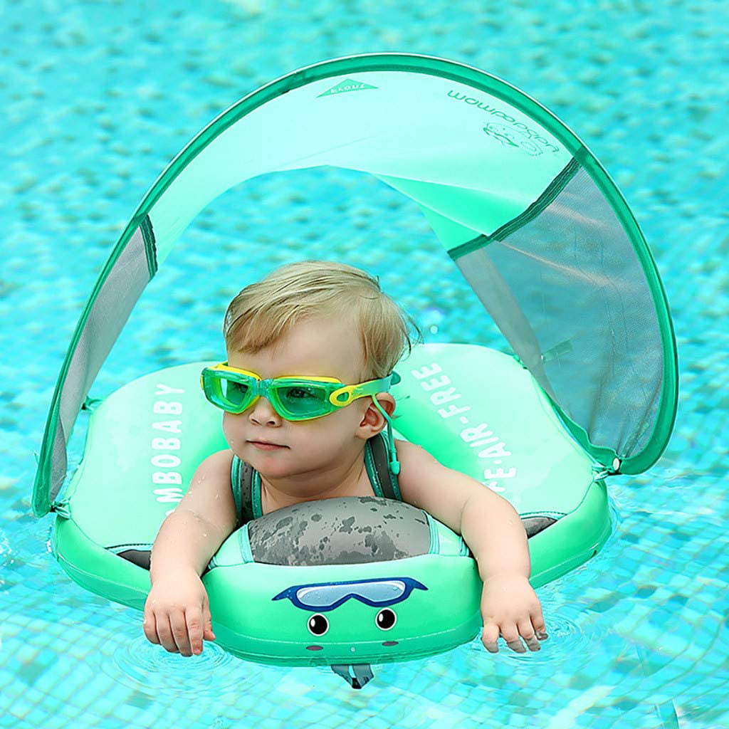 Cute Inflatable Baby Kids Float Swimming Ring Safety Swim Trainer Water Toy Pool 